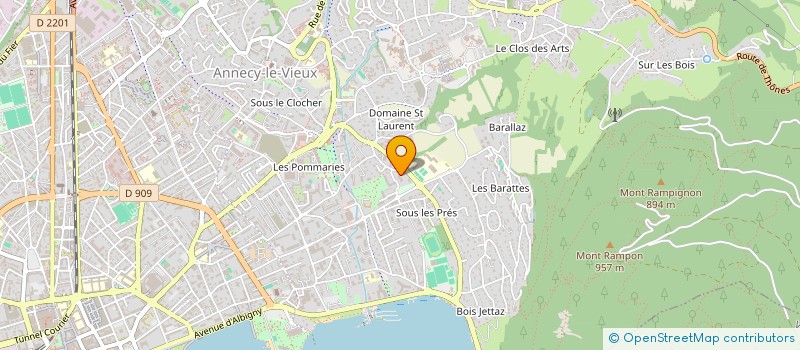 localisation de l'entreprise MONSIEUR JEAN LANTAZ  ANNECY