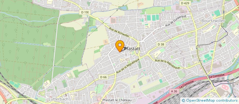 localisation de l'entreprise MONSIEUR JEAN LANTZ à PFASTATT