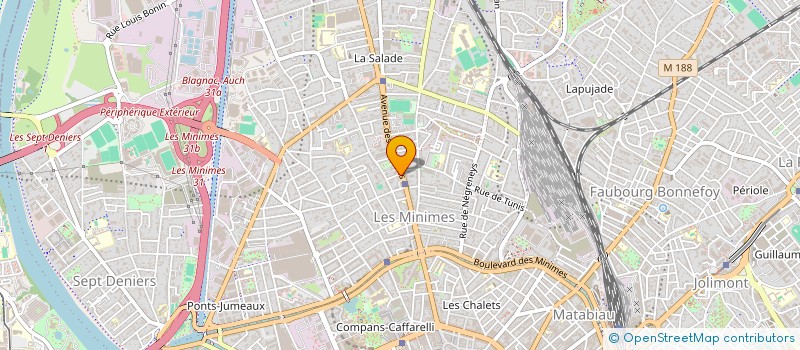 localisation de l'entreprise MONSIEUR JEAN LAPALU à TOULOUSE
