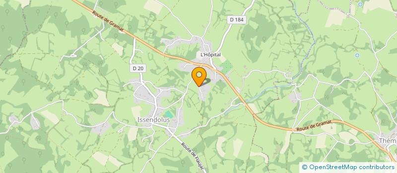 localisation de l'entreprise MONSIEUR JEAN LAPARRO  ISSENDOLUS