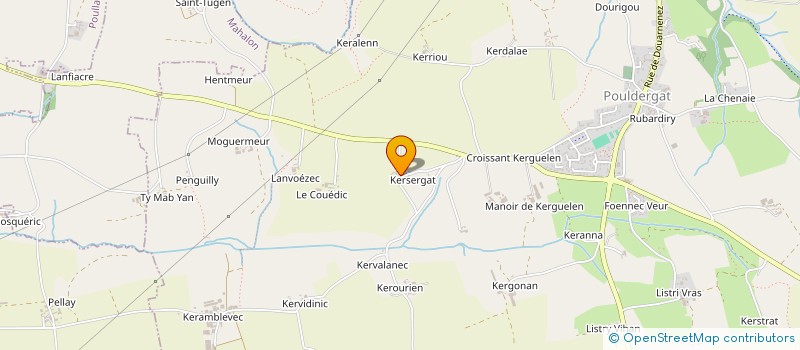 localisation de l'entreprise MONSIEUR JEAN LAPART  POULLAN SUR MER