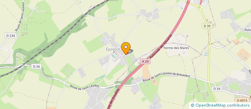 localisation de l'entreprise MONSIEUR JEAN LAPERDRIX  SAINT-VINCENT-CRAMESNIL