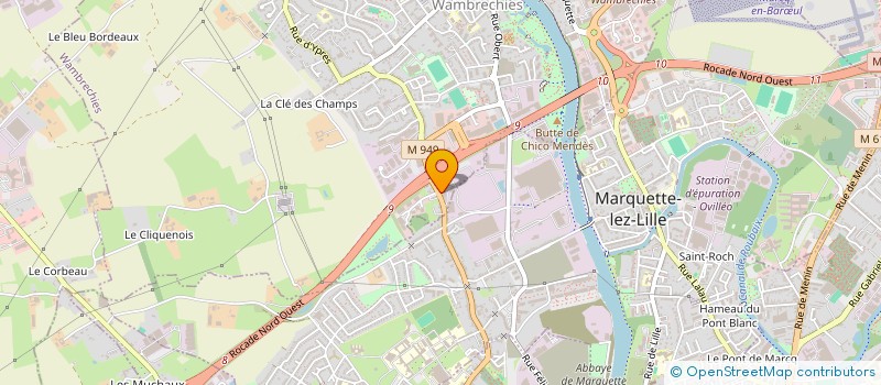 localisation de l'entreprise MONSIEUR JEAN LAPERE  WAMBRECHIES