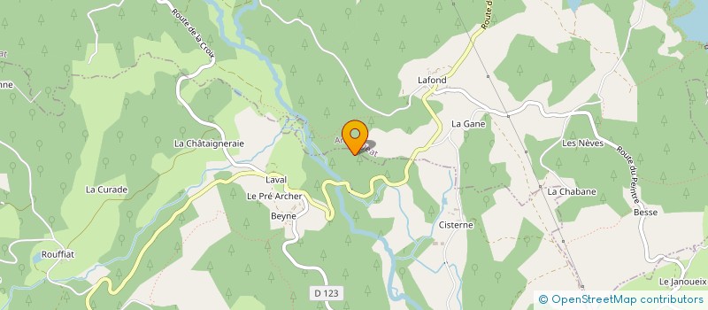 localisation de l'entreprise MONSIEUR JEAN LAPEYRE à DAVIGNAC