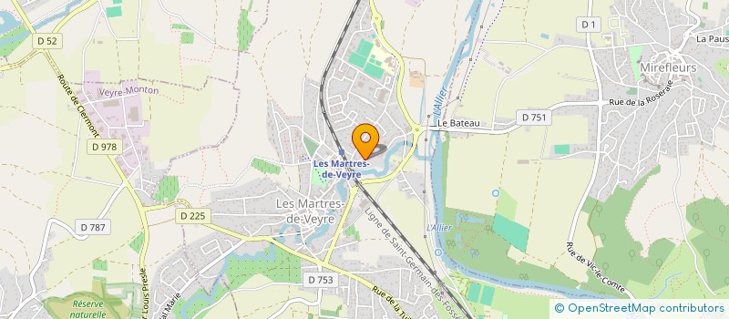 localisation de l'entreprise MONSIEUR JEAN LAPIERRE à LES MARTRES-DE-VEYRE