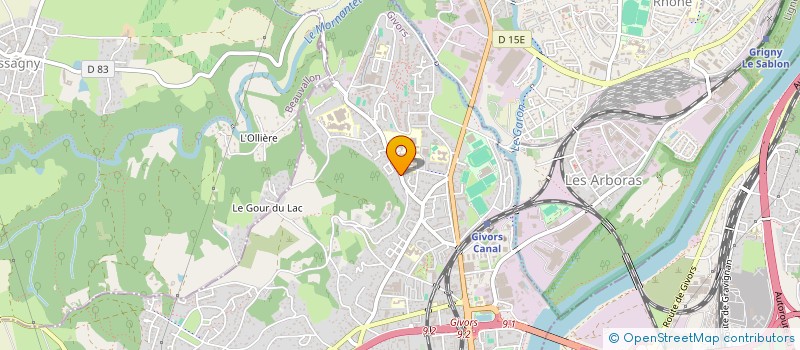 localisation de l'entreprise MONSIEUR JEAN LAPISARDI  GIVORS