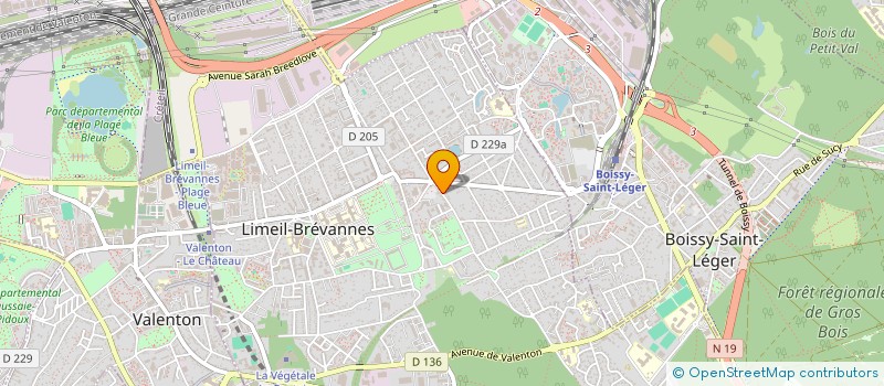 localisation de l'entreprise MONSIEUR JEAN LAPOINTE  LIMEIL-BREVANNES