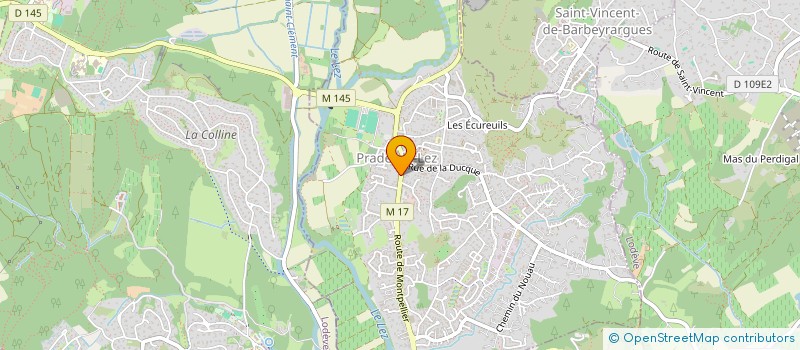 localisation de l'entreprise MONSIEUR JEAN LAPORTE  PRADES-LE-LEZ