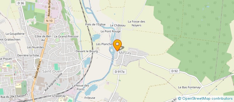 localisation de l'entreprise MONSIEUR JEAN LAPREVOTTE  MESLAY