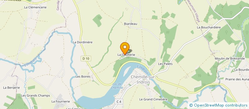 localisation de l'entreprise MONSIEUR JEAN LARDEAU à CHEMILLE-SUR-INDROIS