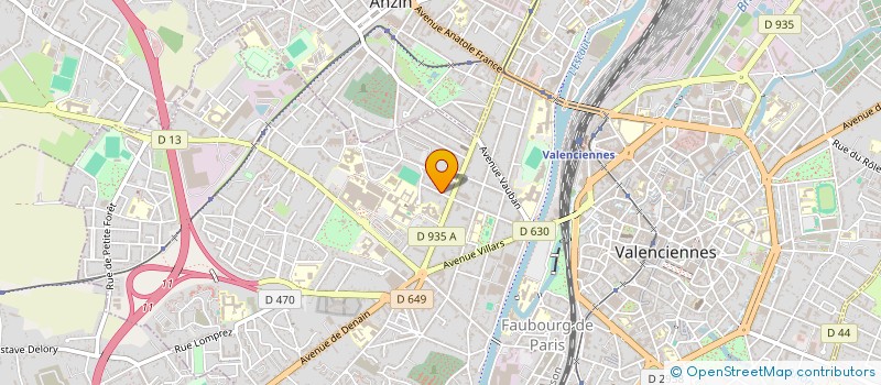 localisation de l'entreprise MONSIEUR JEAN LARIVIERE à VALENCIENNES