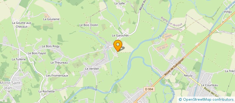localisation de l'entreprise MONSIEUR JEAN LAROCHE à DIGOIN