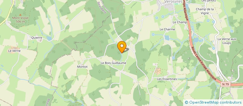 localisation de l'entreprise MONSIEUR JEAN LARONZE  VEROSVRES