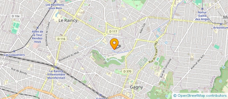 localisation de l'entreprise MONSIEUR JEAN LAROUR  LE RAINCY