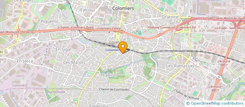 localisation de l'entreprise MONSIEUR JEAN LARREY à COLOMIERS