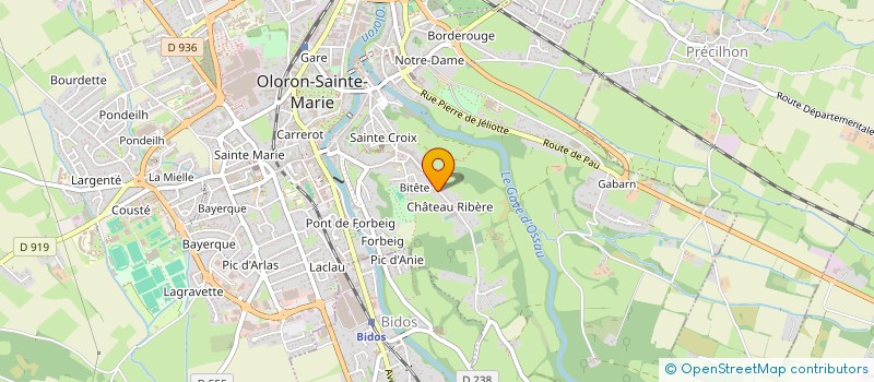 localisation de l'entreprise MONSIEUR JEAN LARRONDE  OLORON-SAINTE-MARIE