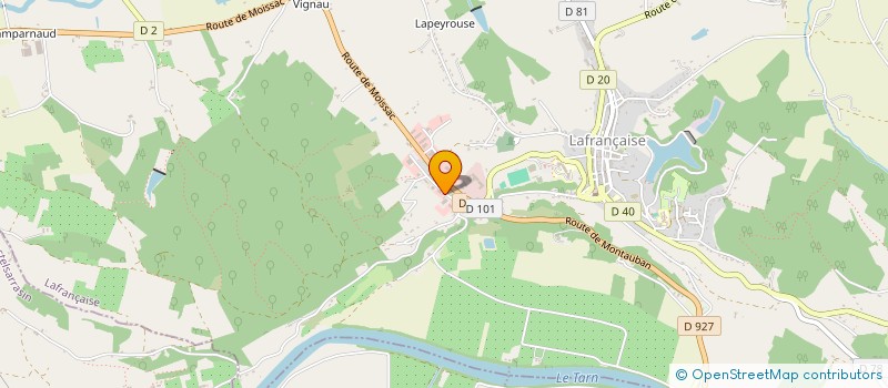 localisation de l'entreprise MONSIEUR JEAN LARROSA à LAFRANCAISE