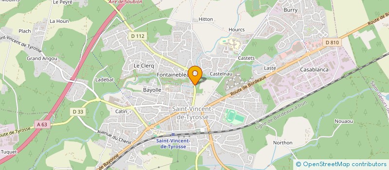 localisation de l'entreprise MONSIEUR JEAN LARTIGAU  TOSSE