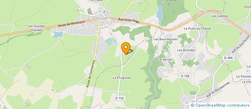 localisation de l'entreprise MONSIEUR JEAN LARTIGAUD à BIZENEUILLE