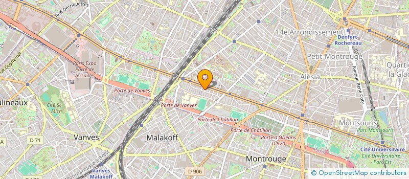 localisation de l'entreprise MONSIEUR JEAN LARTIGUE  PARIS