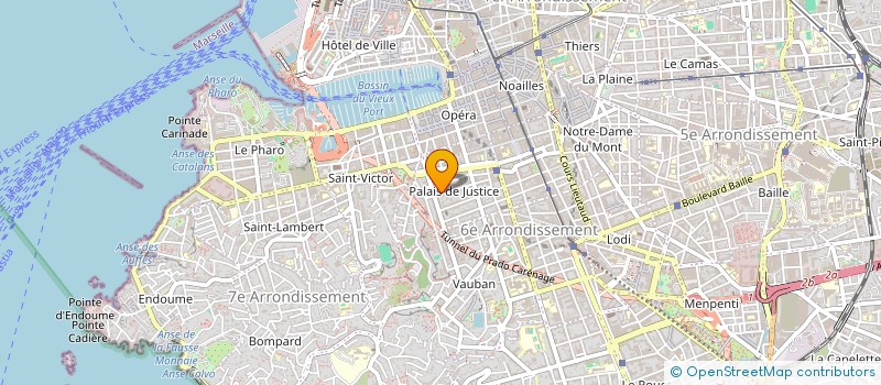 localisation de l'entreprise MONSIEUR JEAN LASALARIE  MARSEILLE