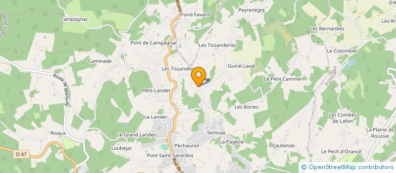 localisation de l'entreprise MONSIEUR JEAN LASCOMBE à SARLAT-LA-CANEDA