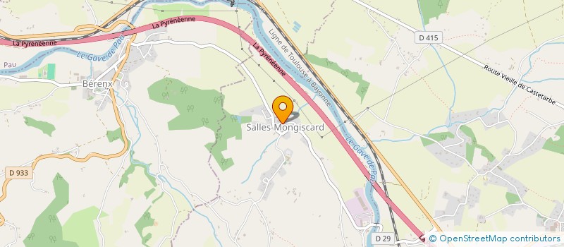 localisation de l'entreprise MONSIEUR JEAN LASJOURNADES  SALLES-MONGISCARD