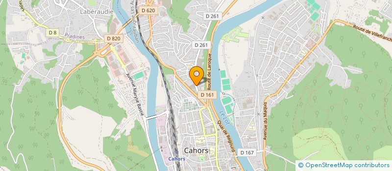 localisation de l'entreprise MONSIEUR JEAN LASPLANCHAS à CAHORS