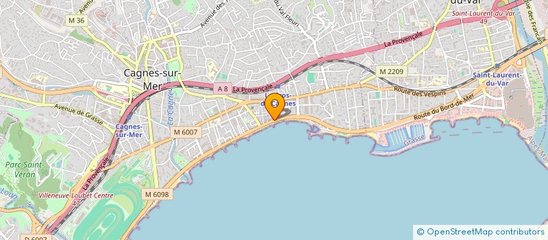 localisation de l'entreprise MONSIEUR JEAN LASRY à CAGNES-SUR-MER
