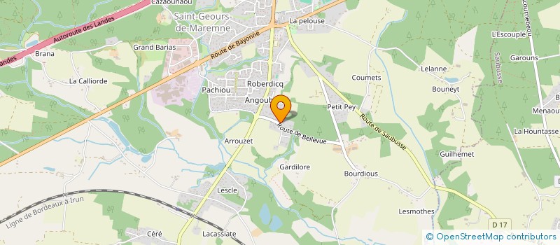 localisation de l'entreprise MONSIEUR JEAN LASSALLE  SAINT-JEAN-DE-MARSACQ