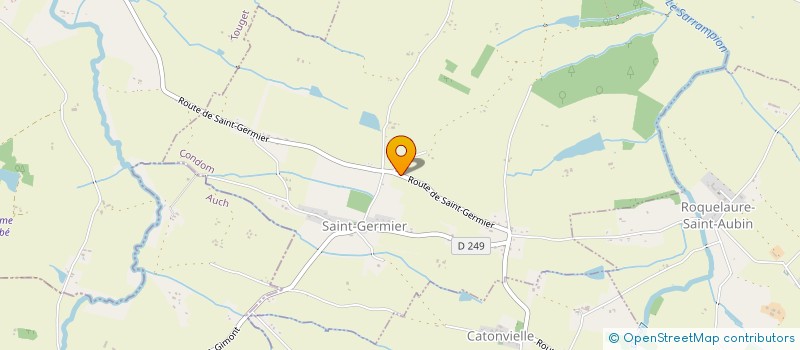 localisation de l'entreprise MONSIEUR JEAN LASSERRE  SAINTE-MARIE