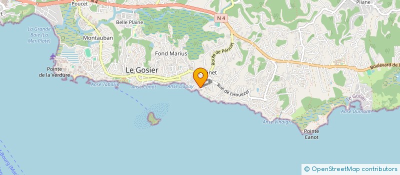localisation de l'entreprise MONSIEUR JEAN LASSERRE à LE GOSIER