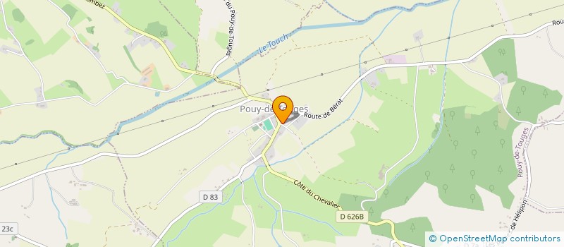 localisation de l'entreprise MONSIEUR JEAN LASSEUBE  MONTEGUT-BOURJAC