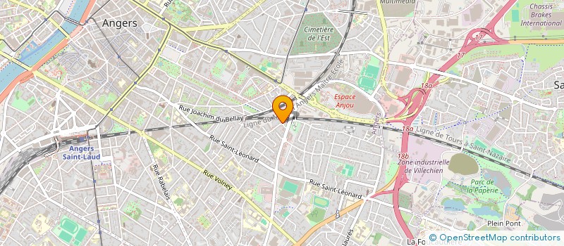 localisation de l'entreprise MONSIEUR JEAN LASSEUX  ANGERS