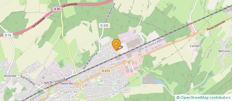 localisation de l'entreprise MONSIEUR JEAN LASSIEUR  VELESMES-ESSARTS