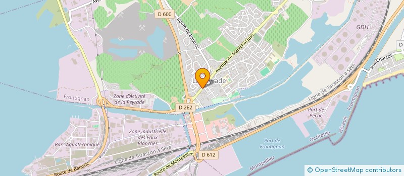 localisation de l'entreprise MONSIEUR JEAN LASSO à FRONTIGNAN