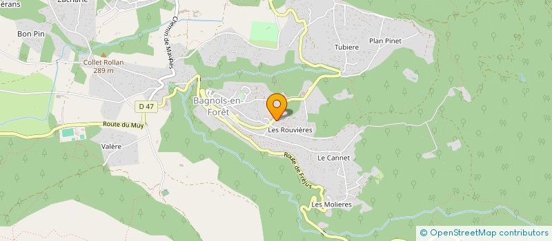 localisation de l'entreprise MONSIEUR JEAN LASTAB à BAGNOLS-EN-FORET