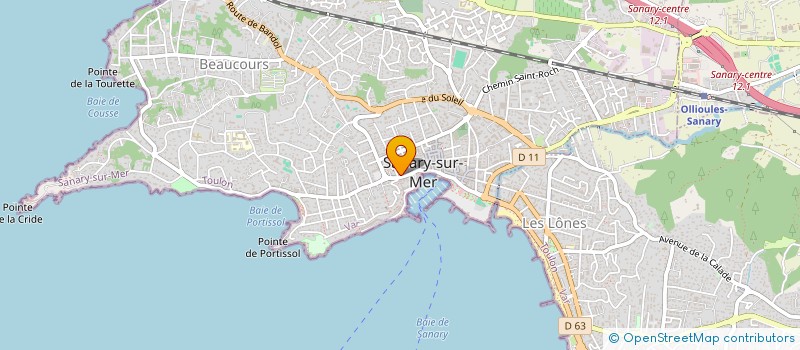 localisation de l'entreprise MONSIEUR JEAN LASTRAYOLI à SANARY SUR MER