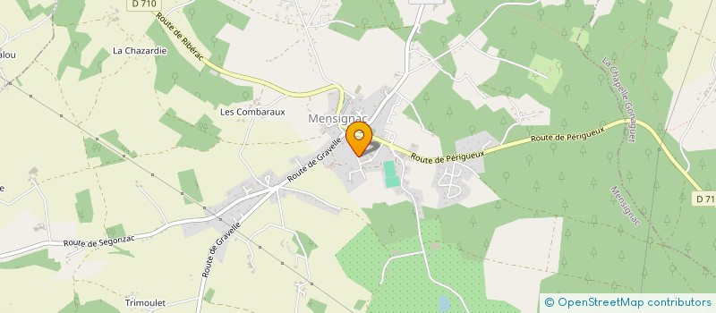 localisation de l'entreprise MONSIEUR JEAN LATAPY  MENSIGNAC