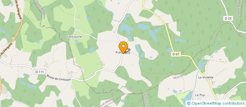 localisation de l'entreprise MONSIEUR JEAN LATHIERE  SAINT-MATHIEU