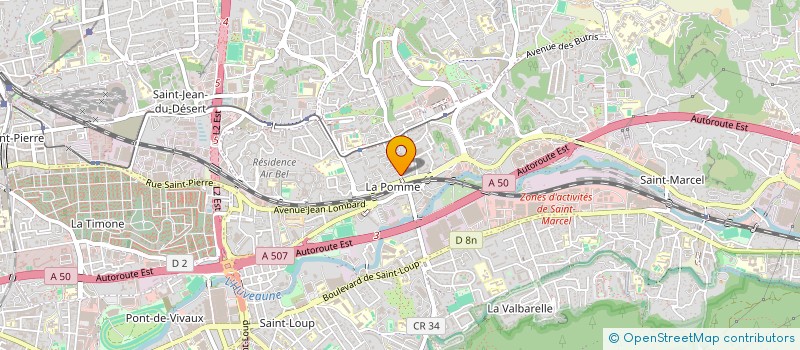 localisation de l'entreprise MONSIEUR JEAN LATORRE  MARSEILLE