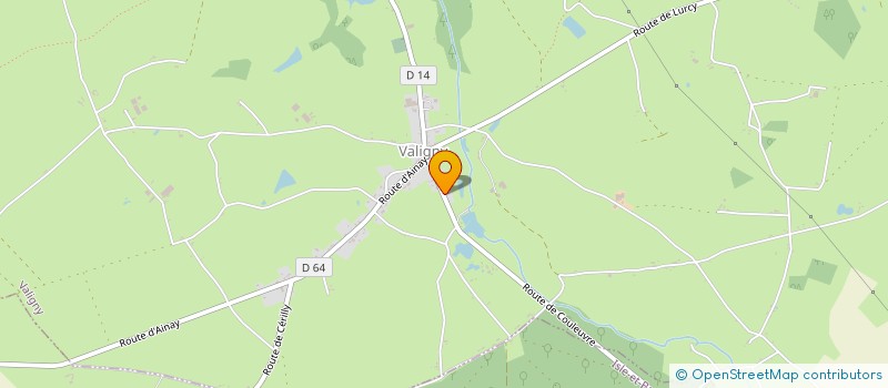 localisation de l'entreprise MONSIEUR JEAN LAUBRY  MEAULNE-VITRAY