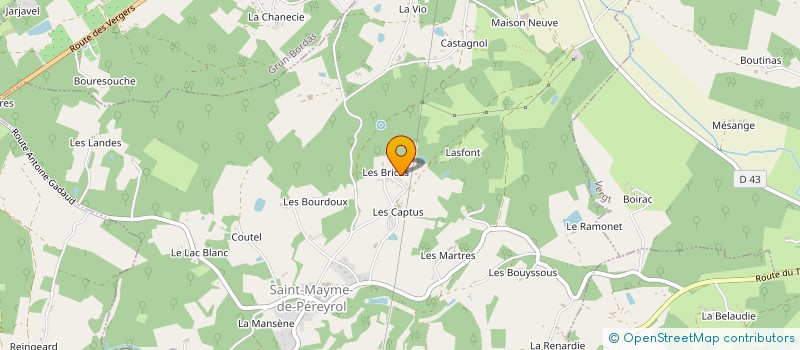 localisation de l'entreprise MONSIEUR JEAN LAUD  VERGT