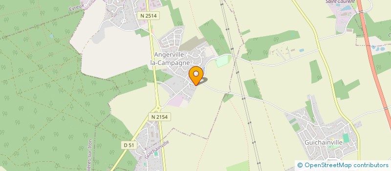 localisation de l'entreprise MONSIEUR JEAN LAUDREL à ANGERVILLE-LA-CAMPAGNE