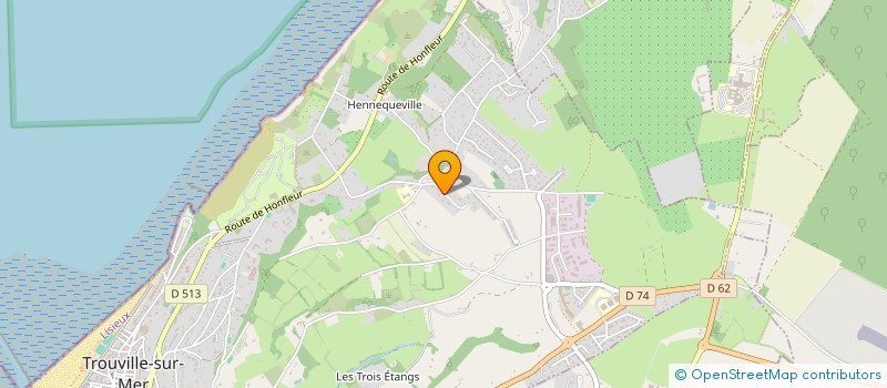 localisation de l'entreprise MONSIEUR JEAN LAUDUIQUE à TROUVILLE-SUR-MER