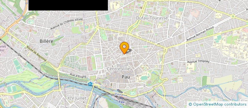 localisation de l'entreprise MONSIEUR JEAN LAULHE  MONTAGUT