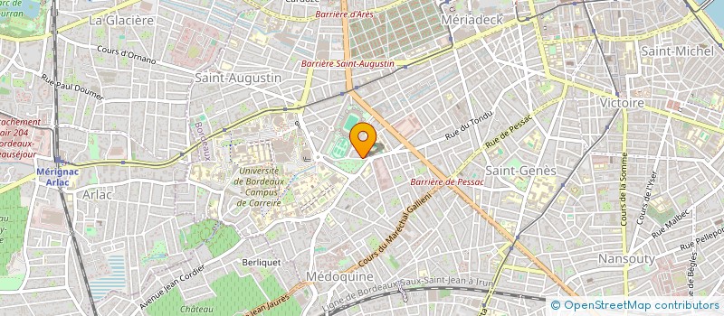 localisation de l'entreprise MONSIEUR JEAN LAULOM  BORDEAUX