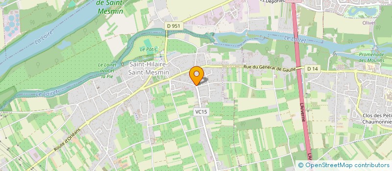 localisation de l'entreprise MONSIEUR JEAN LAURENCON à SAINT-HILAIRE-SAINT-MESMIN