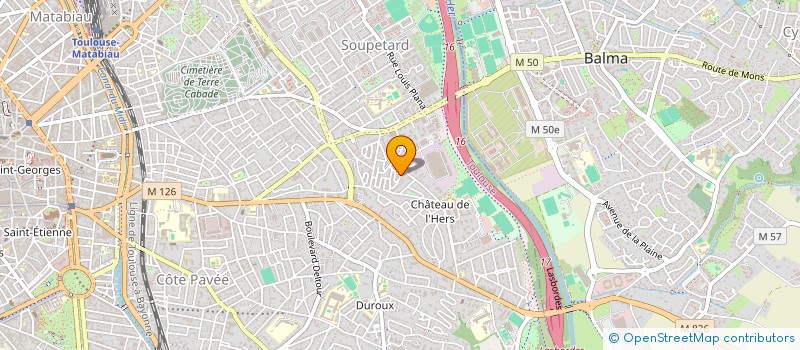 localisation de l'entreprise MONSIEUR JEAN LAURENS  TOULOUSE