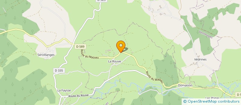 localisation de l'entreprise MONSIEUR JEAN LAURENT à SAUGUES